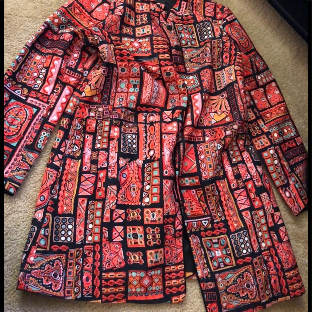 TendDaisy Pattern Blazer